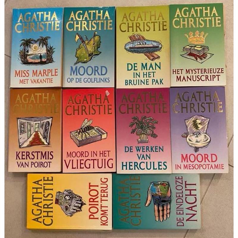 Agatha Christie 10 boeken reeks ‘Poirot’